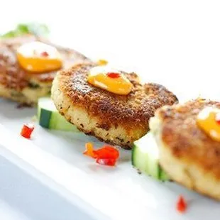 Kimchi Crab Cakes