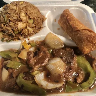 Pepper Steak Lunch Special ($11.95)