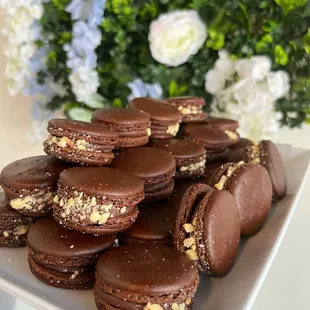 Ferrero Rocher macarons