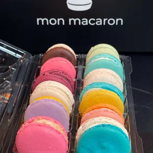 Macaron sampler; loved them all with lemon lavender, peach mango and pistachio being my favorites!