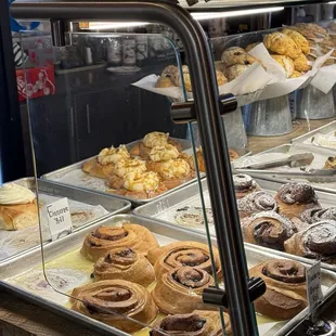 They have an amazing selection of pastries! Cinnamon rolls, cookies, Nutella rolls, croissants, scones, and more!