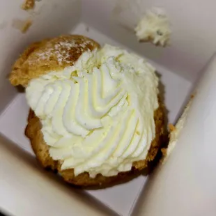 a pastry in a box