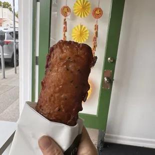 freshly fried banana