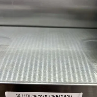 Food option sold out