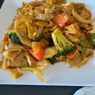 Drunken noodles