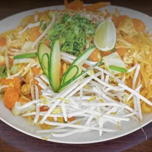 Pad Thai noodle good and wonderful Pro motionThai Tea Enjoy thanks.