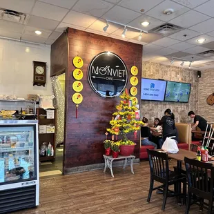 the interior of the restaurant