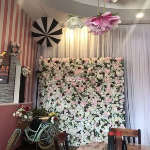 Instagramable back drop