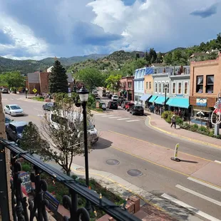 The view from the balcony!