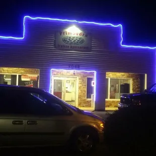 the outside of the building