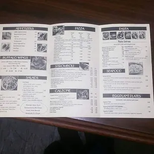 sushi and sashimi, menu