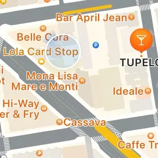 Recommended parking close by restaurant.