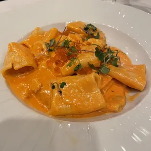 Paccheri Pasta Al Salmon