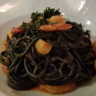 Squid Ink Spaghetti