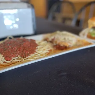 Chicken parmesan dinner
