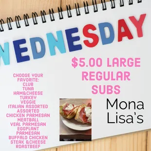 Just one day of our weekly day specials this is every Wednesday !!!