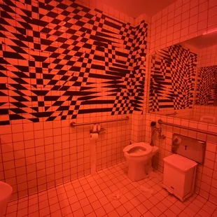 Inside - bathroom - feels like I&apos;m on the set of a David Lynch project