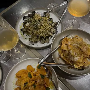 THAT CLAM PASTA WAS AMAZING
