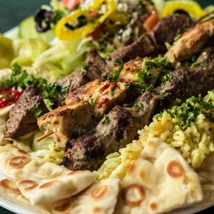 We offers tasty gyro/ shawarma sandwiches, including Chicken Shawarma, Chicken Kabob, Kafta Kabob, Chicken or Lamb Gyro &amp; Falafel Pita