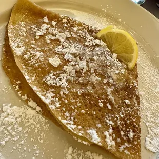 Lemon Crepe was so delicious, I could&apos;ve eaten two!