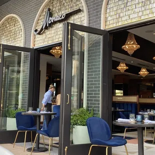 Nice decor very inviting dog friendly patio