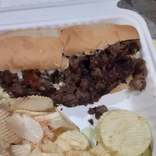 Not so nice Cheesesteak 2 of 4