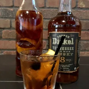 Marina Old Fashion George Dickel whiskey, lemon, orange, bitters