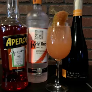 Golden Gate Glance Ketel Oranje, Aperol, Grapefruit, lemon, Prosecco