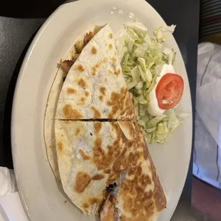 King quesadilla..full of shrimp..very good