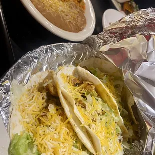 Delicious chicken tacos! So fresh.