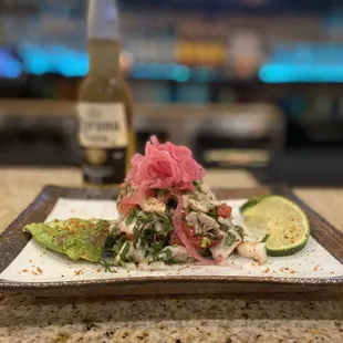 Amazing Ceviche Trio.