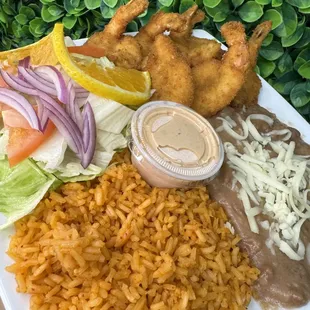 Camarones empanizados