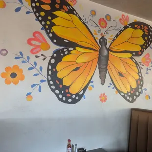 Other mural overlooking main dining area