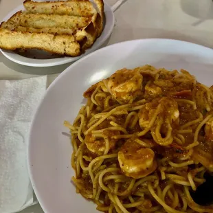 Shrimp Scampi Spaghetti