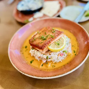 Their famous King salmon - it was spectacular