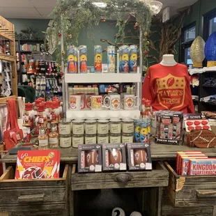 Chiefs&apos; display.