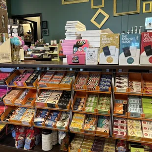 Check out counter with stickers, candies and mini books and notebooks :D