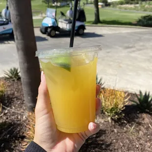 Mango margarita with their fresh purée ... delish.