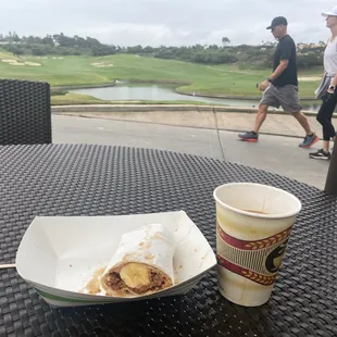 This is their peanut butter honey granola wrap. Delicious!