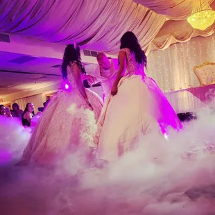 Twin Sisters Sweet 16 ,dancing on a cloud .