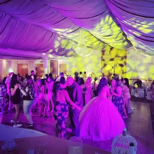 Our dance floor lighting