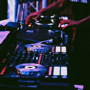 Our professional DJ's doing what we do best!! Making people dance :)