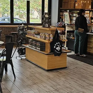 the interior of the restaurant