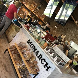 Longview with menu, counter, more product