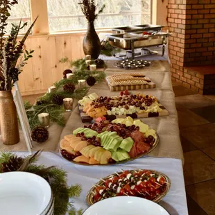 The finger foods we had catered by Monarch Lodge