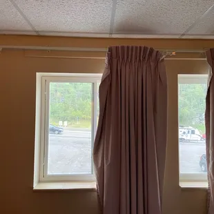 Curtains falling down