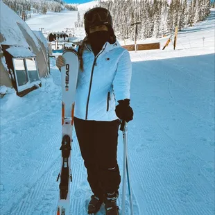 Ski lesson at Monarch Mountain :)