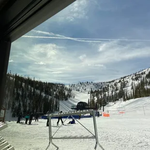 Slope at entrance