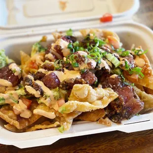 Poke Nachos (Half)