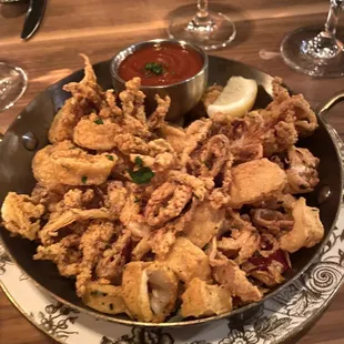 Best calamari we have ever had-nice large portion.